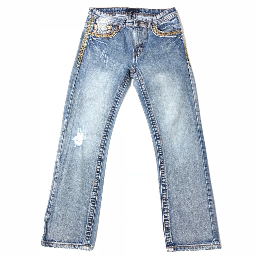 Gs115 Straight Leg Boys Size 12 Jeans